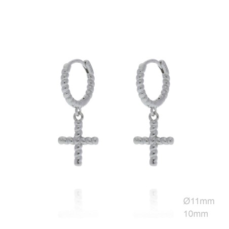 Boucles d'oreilles Argent lisse