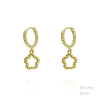 Pendientes Aro Dorado...