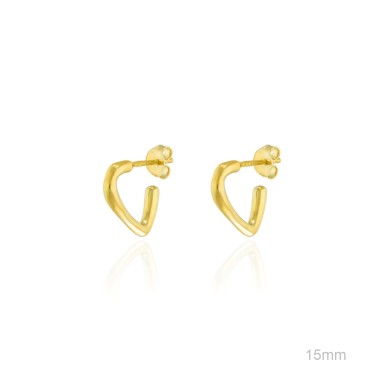 Boucles d'oreilles Argent lisse