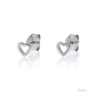Boucles d'oreilles Argent lisse