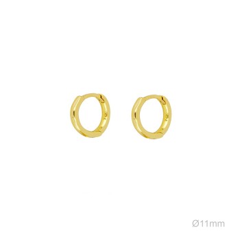 Pendientes Aro Dorado Liso...