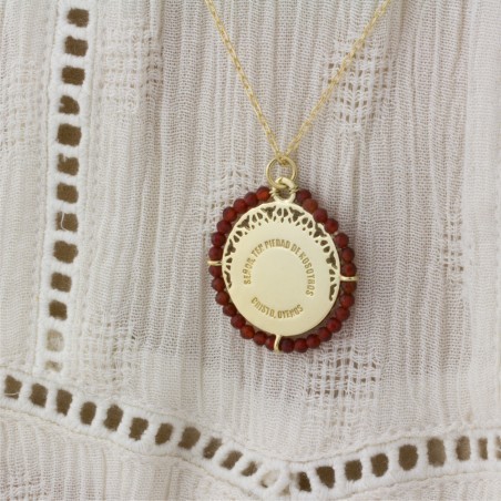 Gargantilla de Plata de Ley | Corazón de Jesús