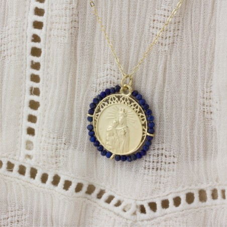 Gargantilla de Plata de Ley | Virgen del Carmen