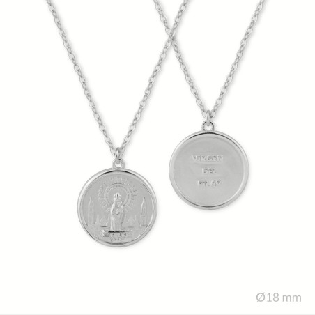 Gargantilla de Plata de Ley | Virgen del Pilar