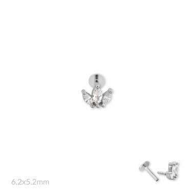 Piercing em Prata Esterlina