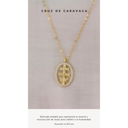 Gargantilla de Plata de Ley | Cruz de Caravaca