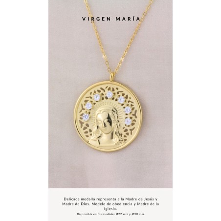 Gargantilla de Plata de Ley | Virgen María
