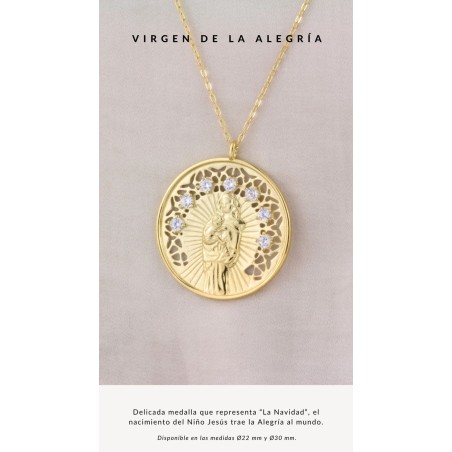 Gargantilla de Plata de Ley | Virgen de la Alegría
