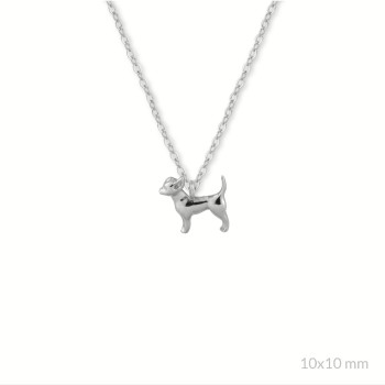 Silver necklace | Chihuahua