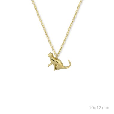 Gargantilla de Plata de Ley | Gato