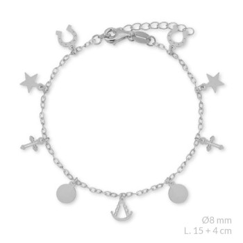 Pulsera de Plata de Ley |...