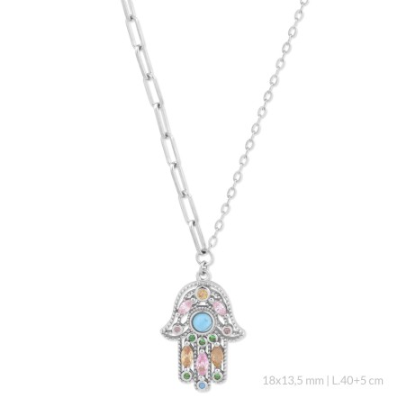 Sautoir en Argent avec oxyde de zirconium