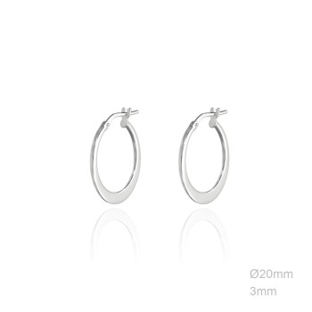 Boucles d'oreilles Argent...