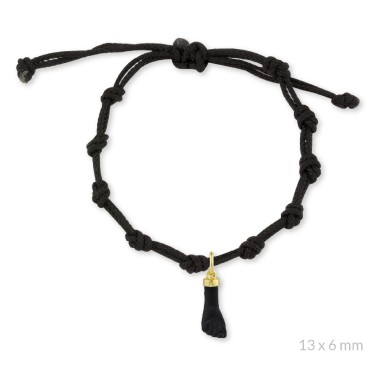 Pulsera de Plata de Ley | Negro