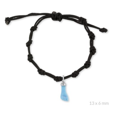 Pulsera de Plata de Ley | Negro