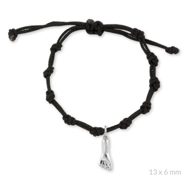 Pulsera de Plata de Ley | Negro