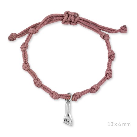 Pulsera de Plata de Ley | Rosa