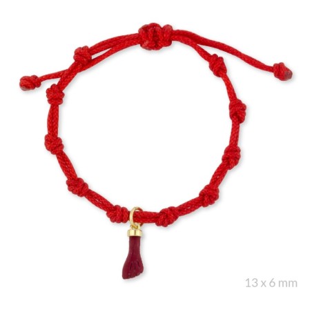 Pulsera de Plata de Ley | Roja