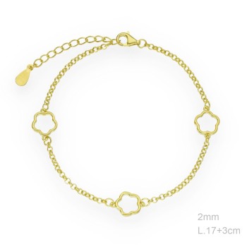Pulseiras Prata lisa 2