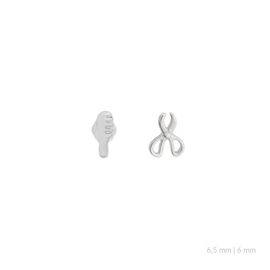 Boucles d'oreilles en Argent