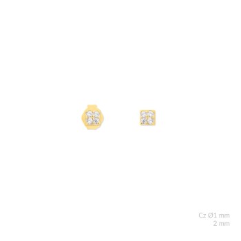 Boucles d'oreilles en...