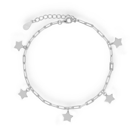 Pulsera Eslabones Estrella Lisa