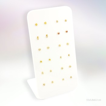 Display - 12 pairs of earrings