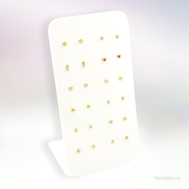 Display - 12 pairs of earrings