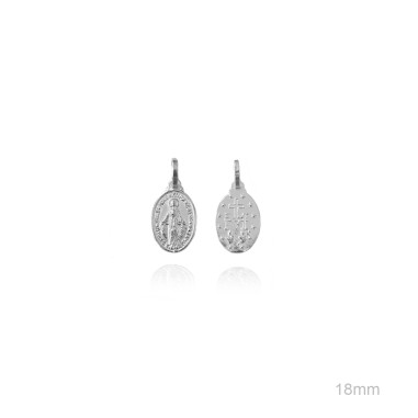 Colgante Virgen Milagrosa 18mm