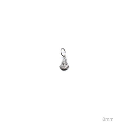 Colgante Virgen del Rocío 8mm