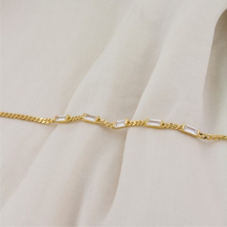 Bracelet en Argent avec oxyde de zirconium