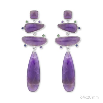 Pendientes de Plata de Ley