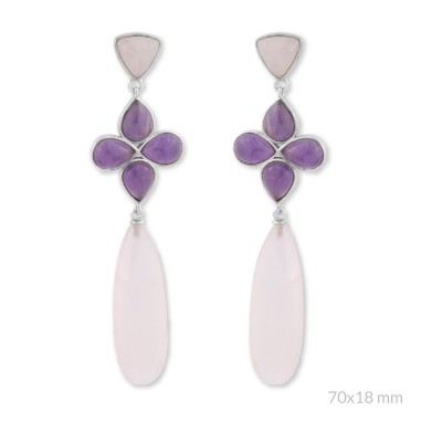 Pendientes de Plata de Ley