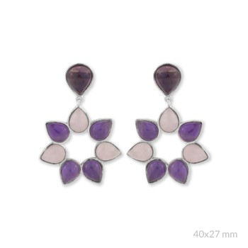 Boucles d'oreilles en Argent