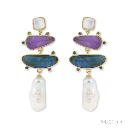 Boucles d'oreilles en Argent