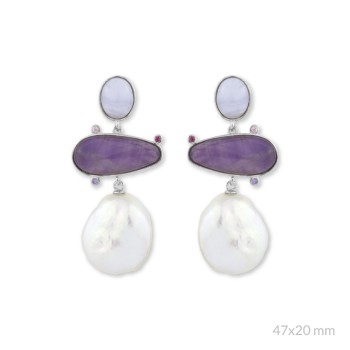 Boucles d'oreilles en Argent