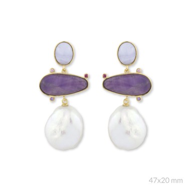 Boucles d'oreilles en Argent