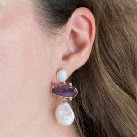 Boucles d'oreilles en Argent