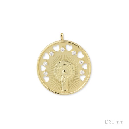 Colgante de Plata de Ley | Virgen del Pilar
