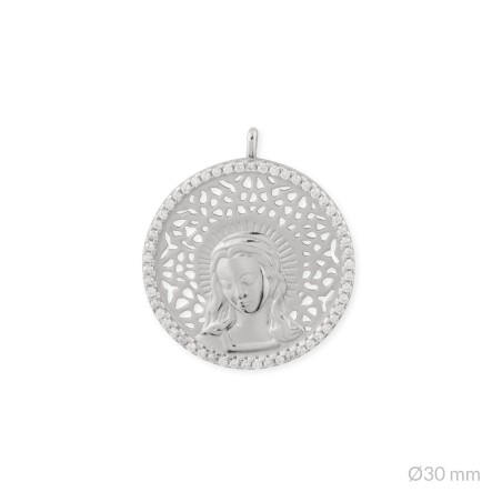 Colgante de Plata de Ley | Virgen María
