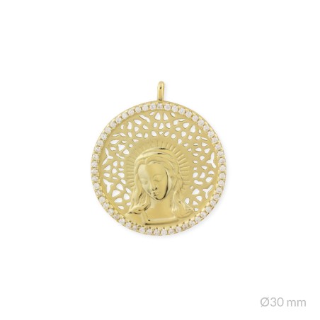 Colgante de Plata de Ley | Virgen María