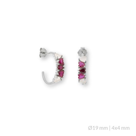 Boucles d'oreilles en Argent