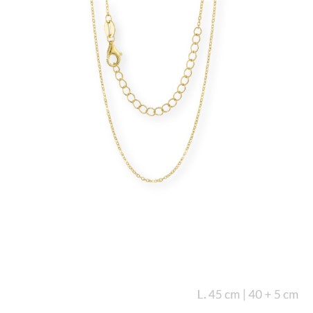 Sterling Silver Chain 45 cm | 40+5 cm extesion chain