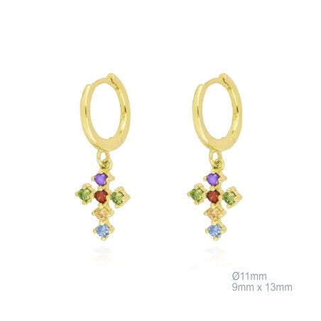 Boucles d'oreilles Zircons
