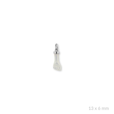 Charm de Plata de Ley | Nácar