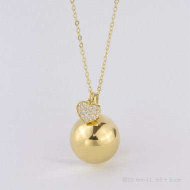 Llamador de Ángel de Plata de Ley | Ø16 mm