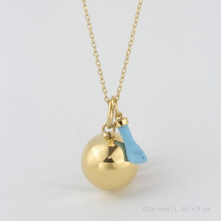 Llamador de Ángel de Plata de Ley | Ø16 mm