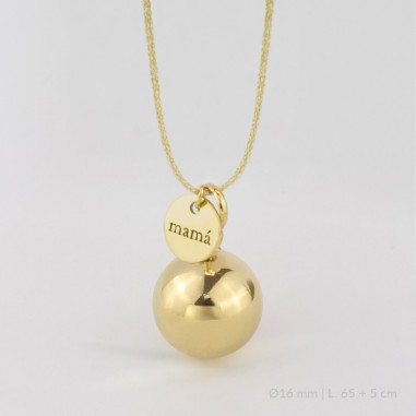 Llamador de Ángel de Plata de Ley | Ø16 mm