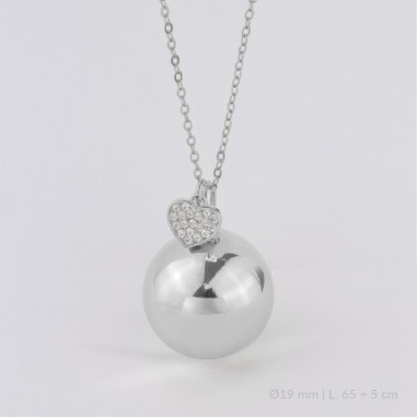 Llamador de Ángel de Plata de Ley | Ø19 mm