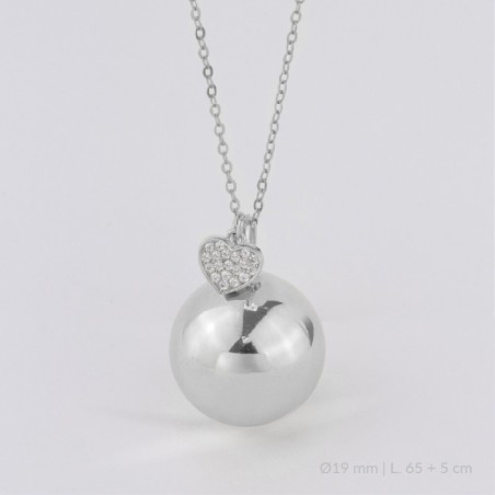 Llamador de Ángel de Plata de Ley | Ø19 mm